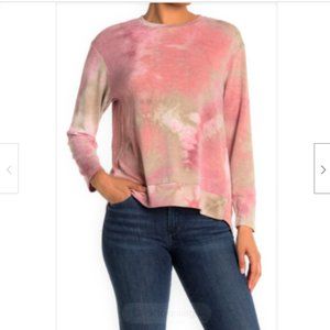 WHITE WILLOW Women's Long Sleeve Top Rose Tan M